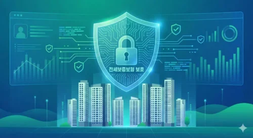 전세지킴보증으로 보증금 보호 개념도