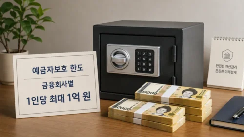 예금자보호 한도 확인