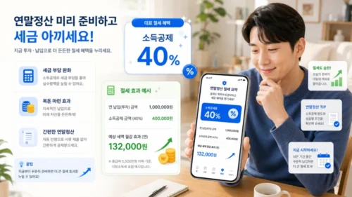 온누리상품권 소득공제 40% 절약 활용법