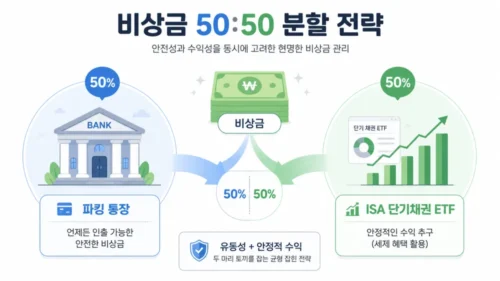 비상금 반반 분산 전략